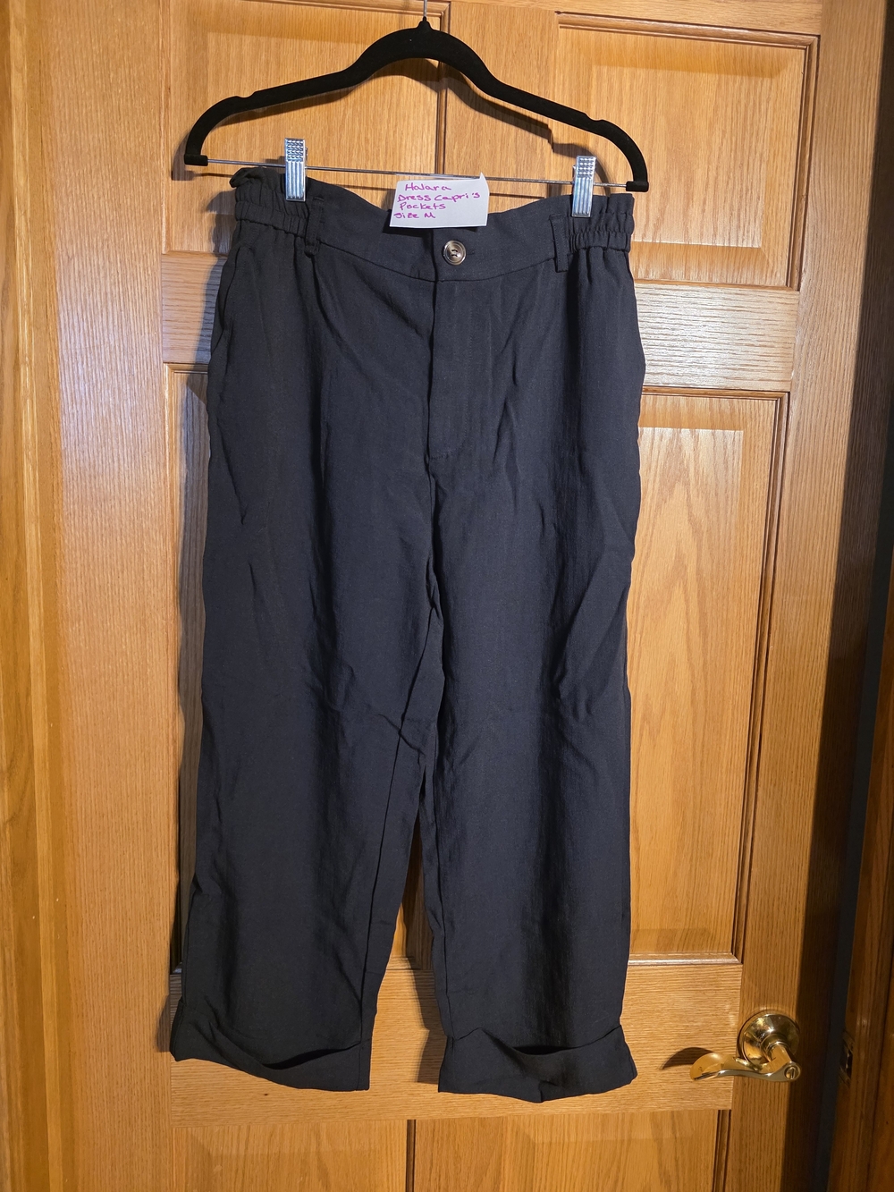 Black Women's Casual Trousers - Classic Straight Fit